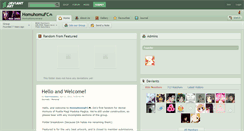 Desktop Screenshot of homuhomufc.deviantart.com