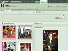Tablet Screenshot of mp2art.deviantart.com