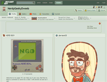 Tablet Screenshot of nerdygeekydweeb.deviantart.com