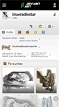 Mobile Screenshot of blueradiostar.deviantart.com