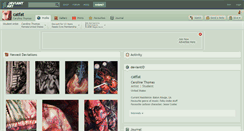 Desktop Screenshot of catfat.deviantart.com