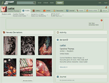Tablet Screenshot of catfat.deviantart.com