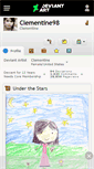 Mobile Screenshot of clementine98.deviantart.com