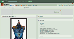 Desktop Screenshot of jordhyn.deviantart.com