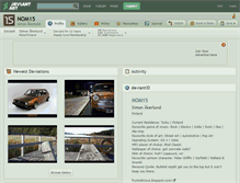 Tablet Screenshot of nom15.deviantart.com