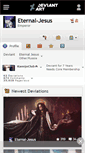 Mobile Screenshot of eternal-jesus.deviantart.com