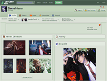 Tablet Screenshot of eternal-jesus.deviantart.com
