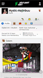 Mobile Screenshot of mystic-majinbuu.deviantart.com