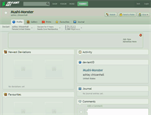 Tablet Screenshot of mushi-monster.deviantart.com