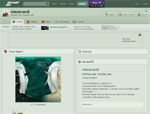 Tablet Screenshot of miscarcandi.deviantart.com