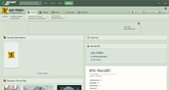 Desktop Screenshot of epic-failplz.deviantart.com