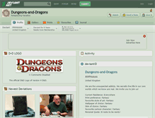 Tablet Screenshot of dungeons-and-dragons.deviantart.com