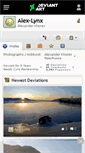 Mobile Screenshot of alex-lynx.deviantart.com