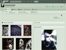 Tablet Screenshot of mizzrammstein.deviantart.com