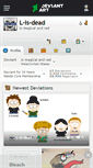 Mobile Screenshot of l-is-dead.deviantart.com