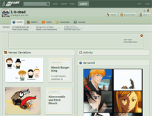 Tablet Screenshot of l-is-dead.deviantart.com