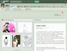 Tablet Screenshot of lagito.deviantart.com