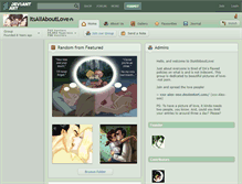 Tablet Screenshot of itsallaboutlove.deviantart.com