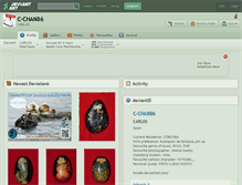 Tablet Screenshot of c-chan86.deviantart.com