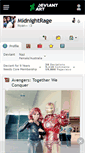 Mobile Screenshot of midnightrage.deviantart.com