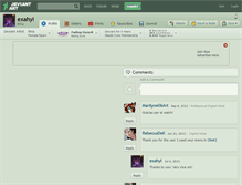 Tablet Screenshot of exahyl.deviantart.com