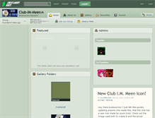 Tablet Screenshot of club-im-meen.deviantart.com