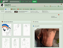 Tablet Screenshot of inuko913.deviantart.com