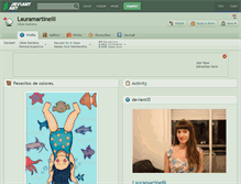 Tablet Screenshot of lauramartinelli.deviantart.com