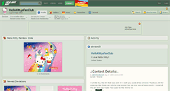 Desktop Screenshot of hellokittysfanclub.deviantart.com