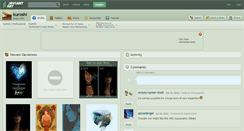 Desktop Screenshot of kuroshi.deviantart.com