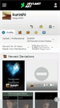 Mobile Screenshot of kuroshi.deviantart.com
