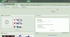 Desktop Screenshot of i-love-rainbowdash.deviantart.com