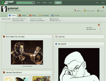 Tablet Screenshot of gutterball.deviantart.com