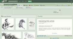 Desktop Screenshot of genericoverusedname.deviantart.com