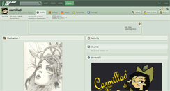 Desktop Screenshot of carmillad.deviantart.com