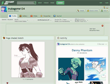 Tablet Screenshot of inukagome134.deviantart.com