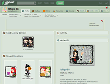 Tablet Screenshot of ichigo-88.deviantart.com