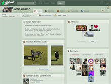 Tablet Screenshot of merle-lovers.deviantart.com