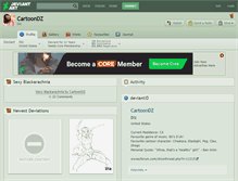 Tablet Screenshot of cartoondz.deviantart.com