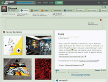 Tablet Screenshot of elasmek.deviantart.com