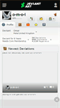 Mobile Screenshot of o-m-o-i.deviantart.com