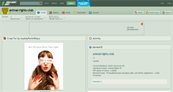 Desktop Screenshot of animal-rights-club.deviantart.com