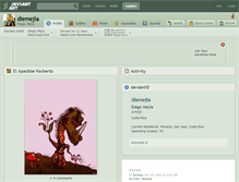 Tablet Screenshot of diemejia.deviantart.com