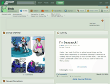 Tablet Screenshot of birdz.deviantart.com