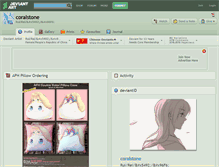Tablet Screenshot of coralstone.deviantart.com