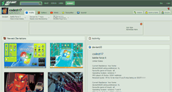 Desktop Screenshot of codezt17.deviantart.com