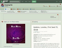 Tablet Screenshot of dreamsprite.deviantart.com
