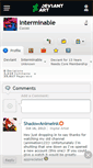 Mobile Screenshot of interminable.deviantart.com