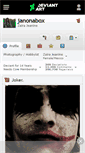 Mobile Screenshot of janonabox.deviantart.com
