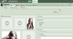 Desktop Screenshot of mrdenam.deviantart.com